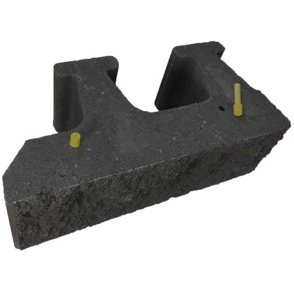 NATIONAL MASONRY KEYSTONE ELITE133 RETAINING WALL BLOCK 609X285X200MM