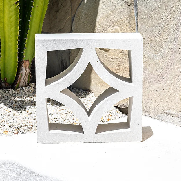 Oasis (Star) Breeze Block White 290x290x90mm