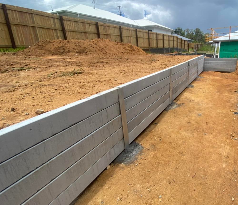 QPro Concrete Sleepers Smooth Plain Grey 2385x200x75mm