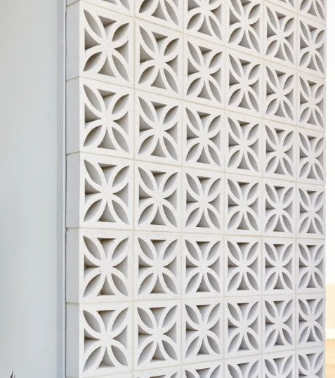 Cubic Breeze Block Lotus White 290x290x90mm