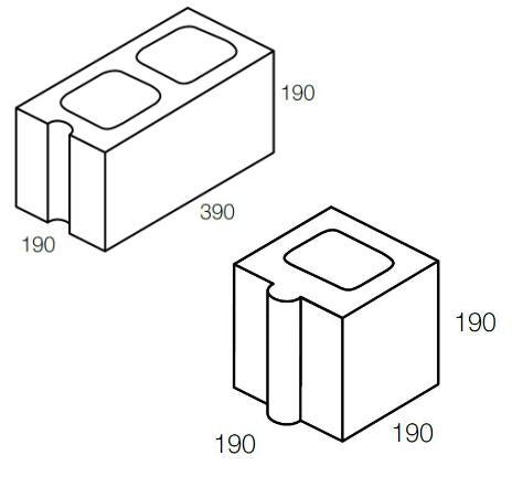 20.09/10 200mm Control Joint Full/Half Combination