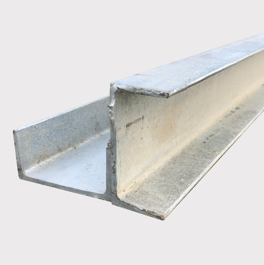 QPro Concrete Sleepers - Galvanised Steel Corner Posts 1600mm