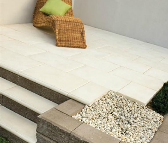 Stoneworks Aspenstone 600x400x40mm Bullnose Paver