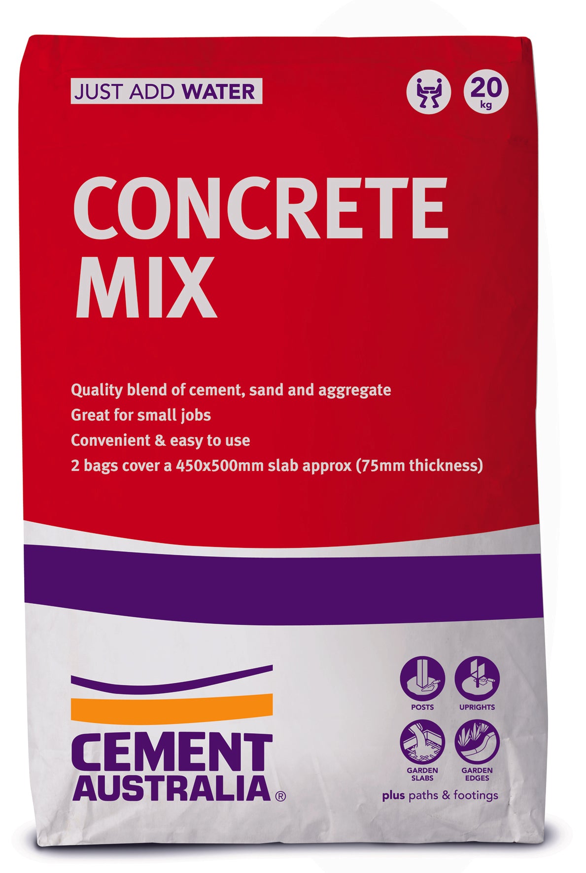 CEMENT AUSTRALIA CONCRETE MIX 20KG BAG