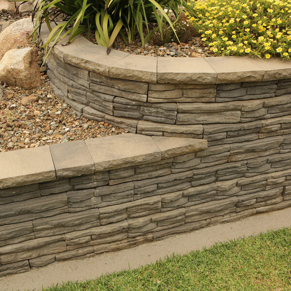 Adbri Masonry Natural Impressions Flagstone 300x160x100mm Retaining Wall Block