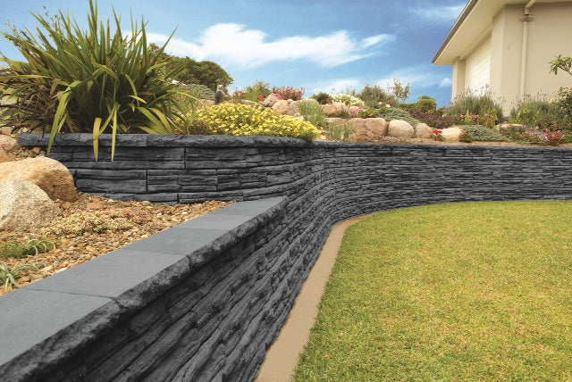 Adbri Masonry Natural Impressions Flagstone 300x160x100mm Retaining Wall Block