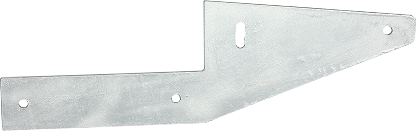 Austral Masonry Offset Galvanised Fence Bracket 580x187x6mm