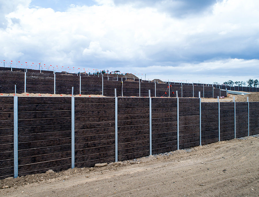 QPro Concrete Sleepers Timber Look Mocha 1600x200x75mm