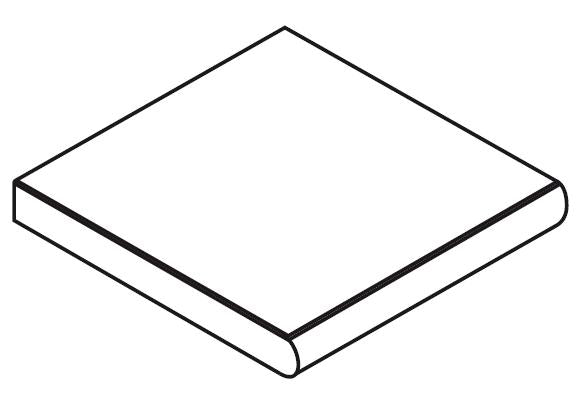 Adbri Masonry Quadro 400x400x40mm Bullnose Paver