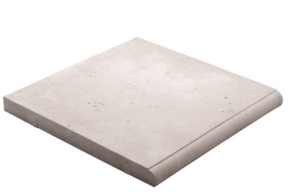 Stoneworks Travertine 500x500x40mm Bullnose Paver