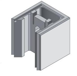 Adbri Masonry Versaloc Half Block End 200mm Series