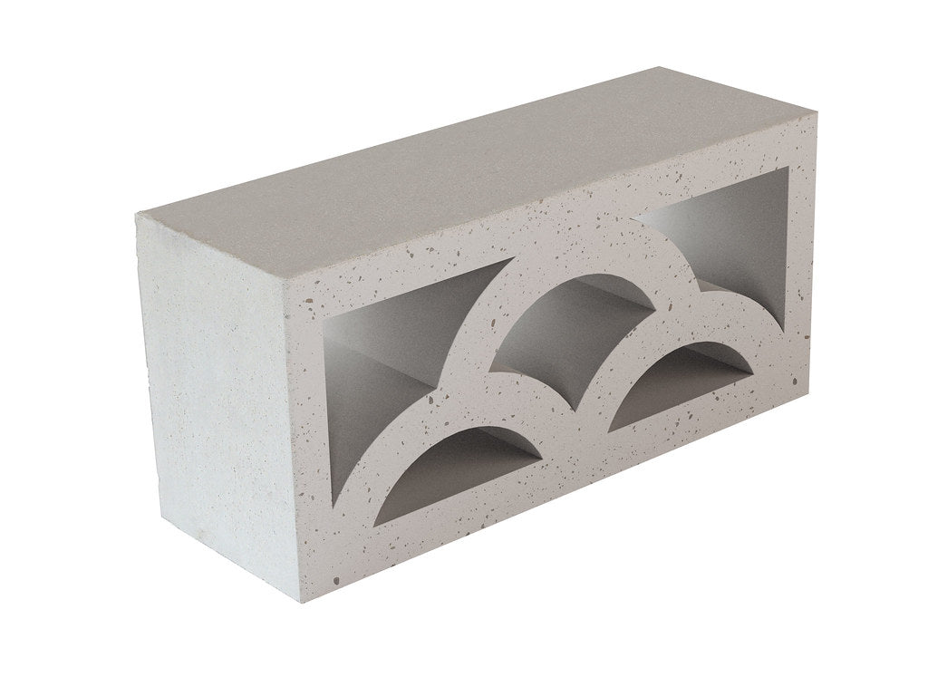 Breeze Blocks Austral Masonry - Cloud 390L x 90W x 190H