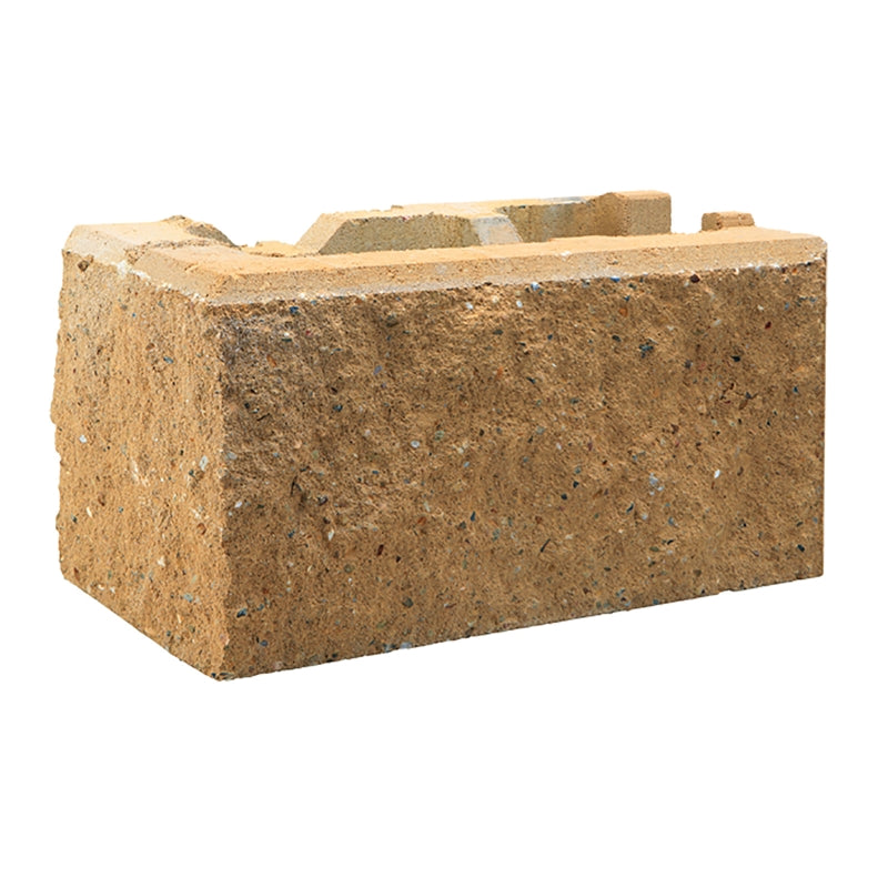 Adbri Masonry Versawall 390x215/190x200mm Left Hand Corner Retaining W