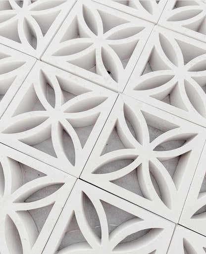 Cubic Breeze Block Lotus White 290x290x90mm