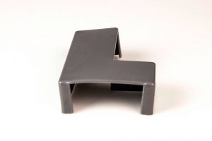 QPro Concrete Sleepers - Left Hand Retaining Wall Post Cap