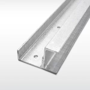 QPro Concrete Sleepers - Galvanised Steel Corner Posts 800mm