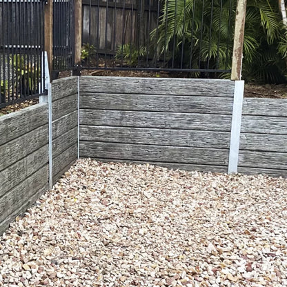 QPro Concrete Sleeper Timber Look Country Premium Range (Sealed) 1985x200x75mm