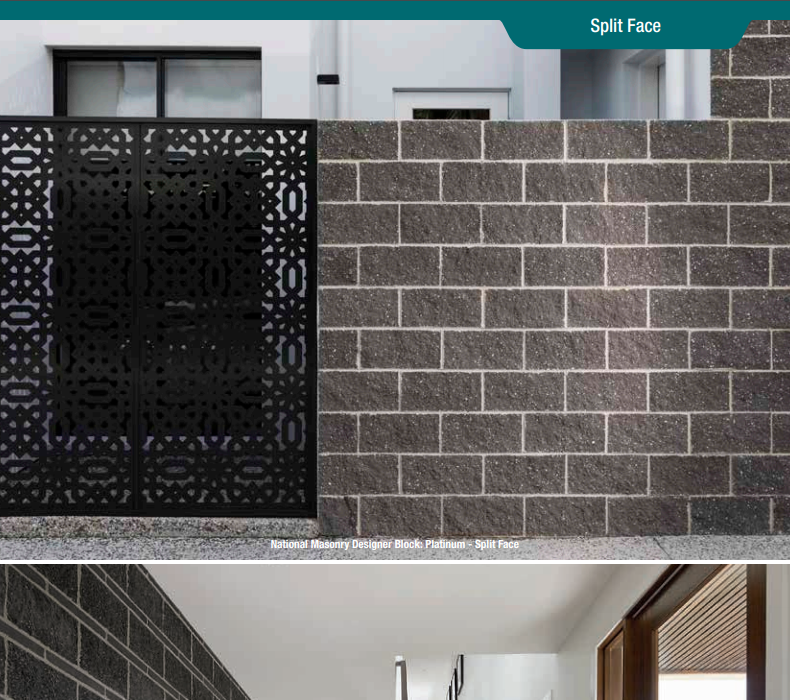 Buy National Masonry Split Face Coloured Block Online | BBPO – Bricks ...