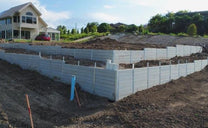 QPro Concrete Sleeper Smooth Plain Grey 1585x200x75mm Classic Range (U ...