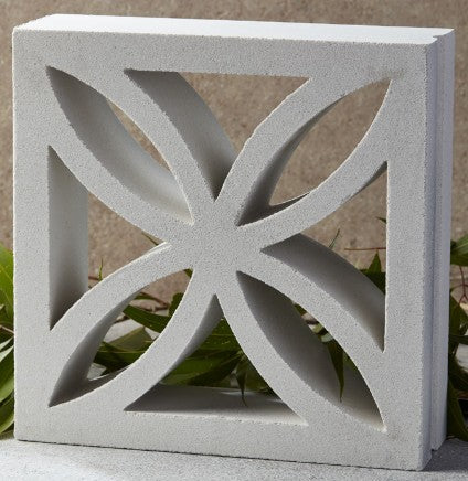 Cubic Breeze Block Lotus White 290x290x90mm