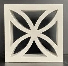 Cubic Breeze Block Lotus White 290x290x90mm