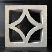 Cubic Breeze Block Star White 290x290x90mm