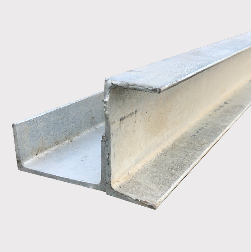QPro Concrete Sleepers - Galvanised Steel Corner Posts 2000mm