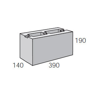 Channel Block Designs Buy National Masonry 15.42 Channel Block 390x190x140mm Online | BBPO ...