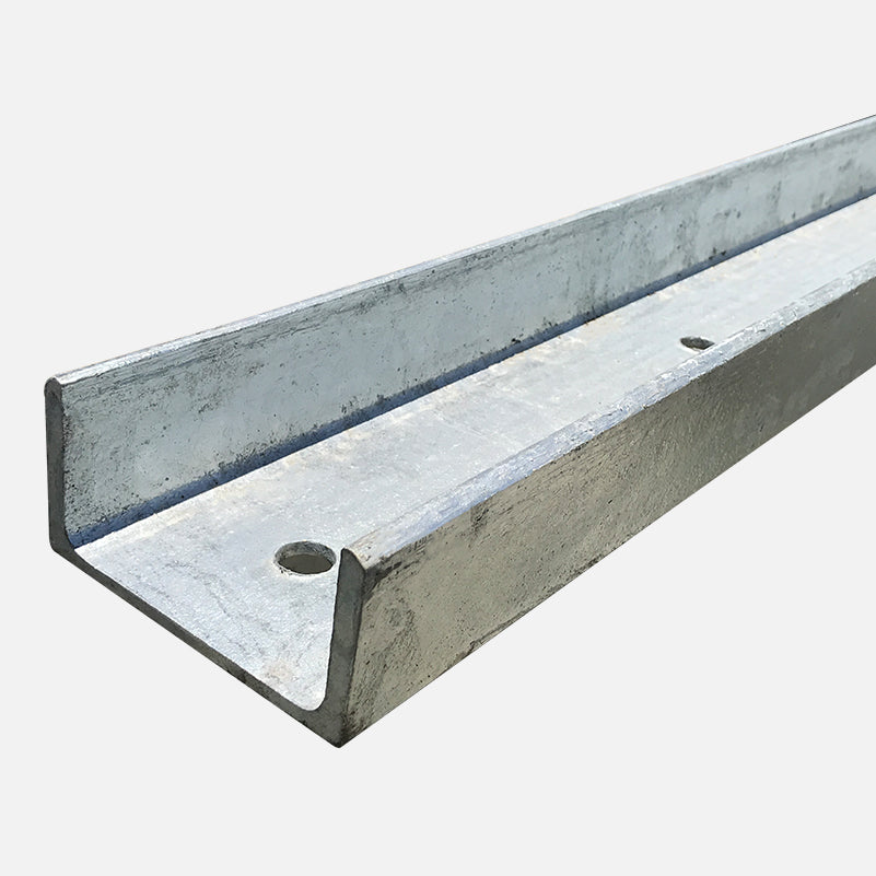 QPro Concrete Sleepers - Galvanised Steel C Posts 2000mm