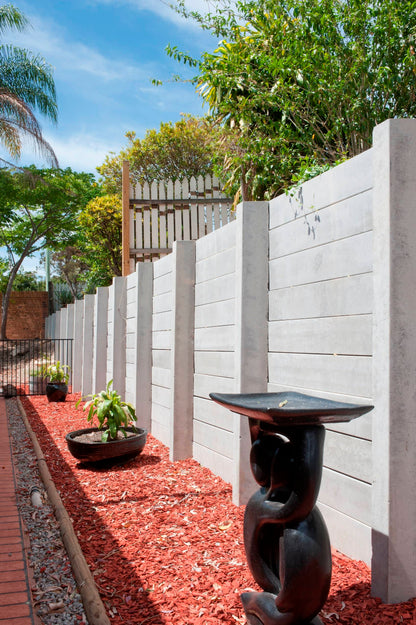 Aussie Concrete Smooth Grey 2000x200x75mm Sleeper Retaining Wall 